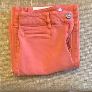 LOFT High waist wide leg crop pants